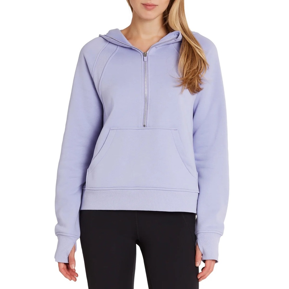 NWT Danskin Half Zip Hoodie (lavender)